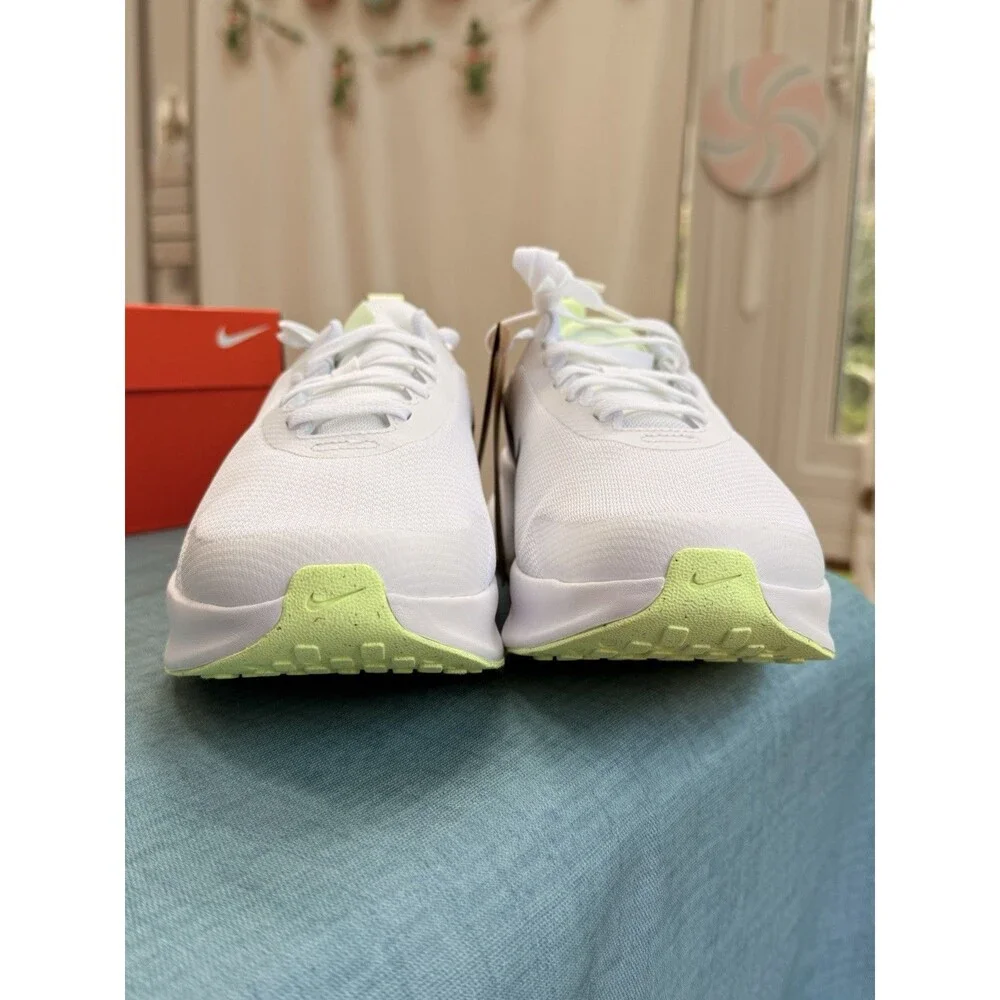 NIB Nike Promina Shoes Womens 10 White Metallic Silver Volt Neon FV6343-108